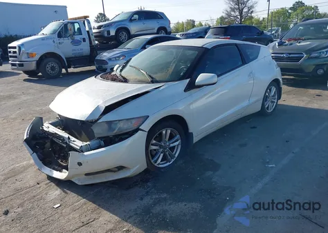 2012 Honda Cr-Z Ex из США, поврежденный, VIN JHMZF1D69CS000483